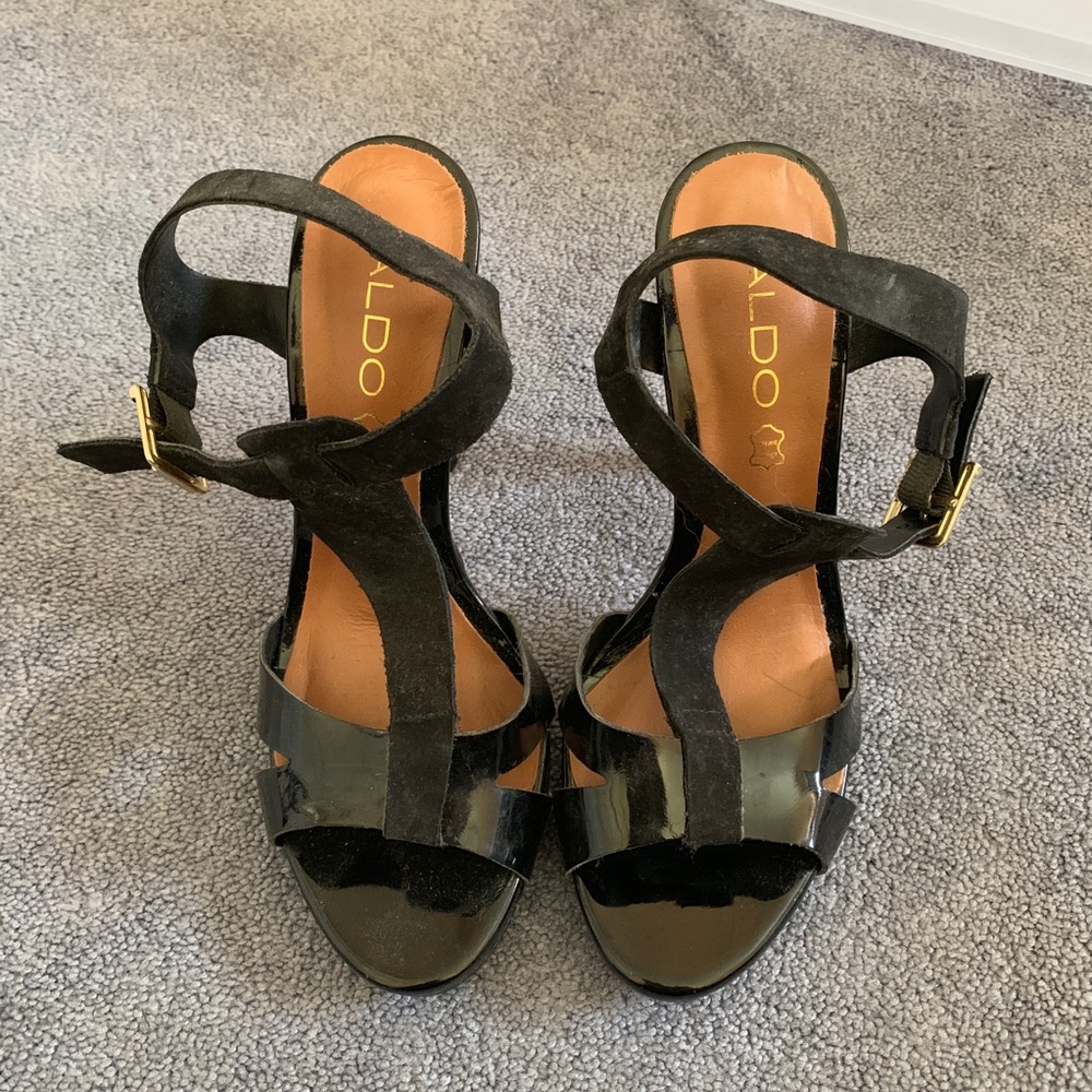 Black aldo pumps